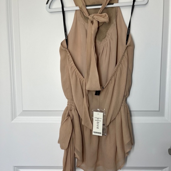 Bebe Vintage Backless Tie-Up Top y2k - Picture 2 of 4